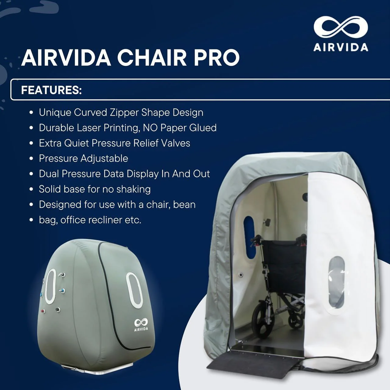The Airvida Chair Pro Hyperbaric Chamber 1