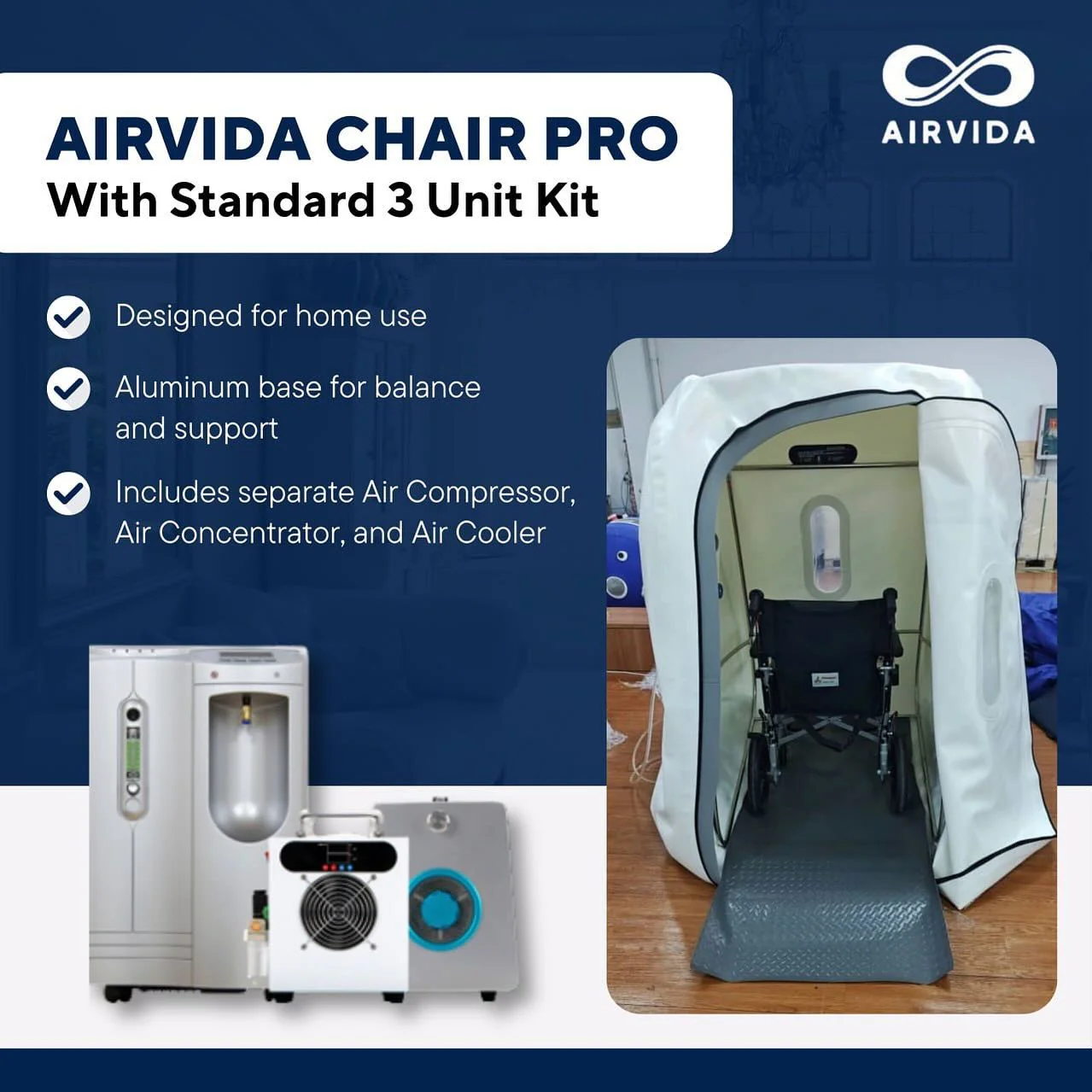 The Airvida Chair Pro Hyperbaric Chamber 2