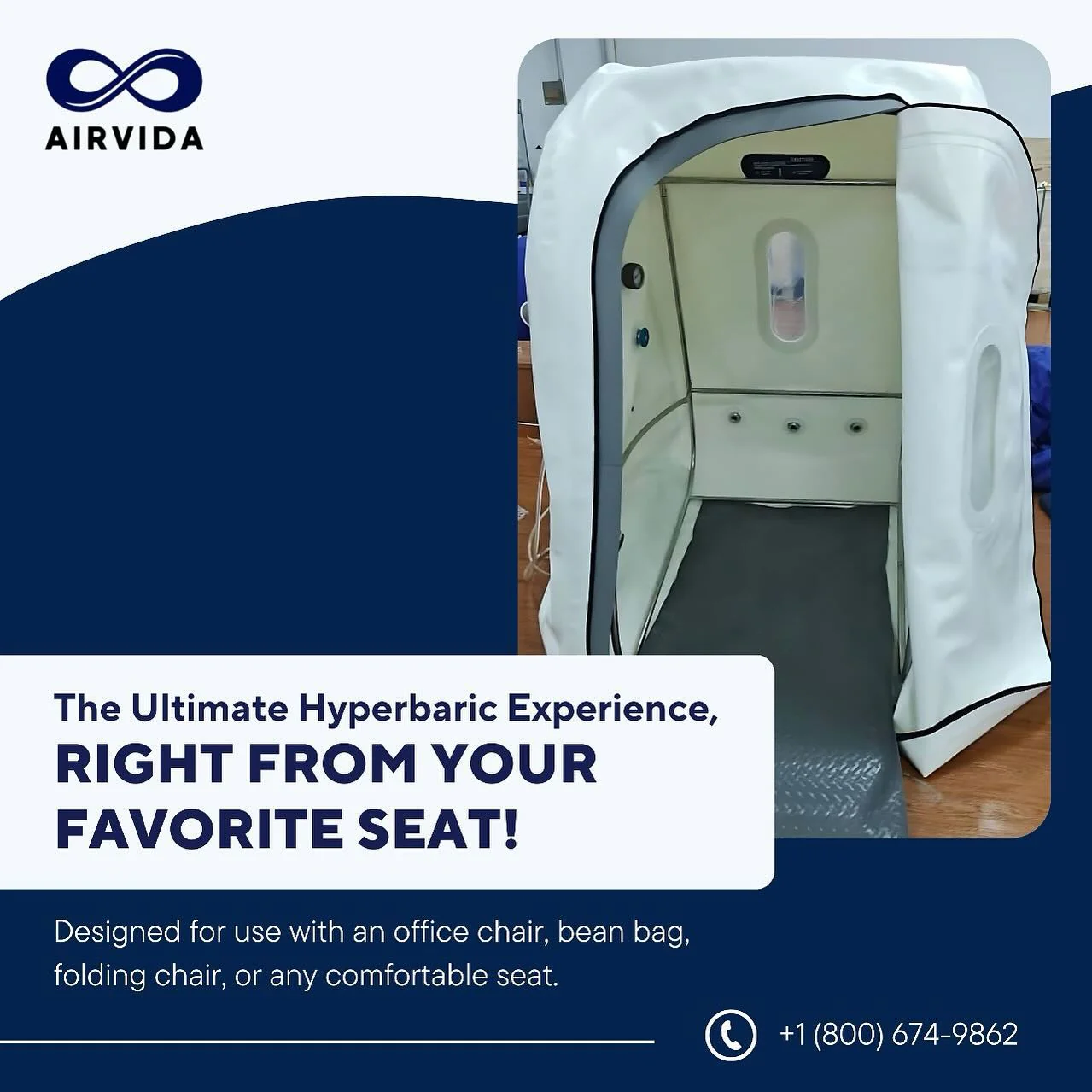 The Airvida Chair Pro Hyperbaric Chamber 6